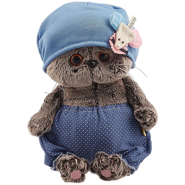 Игрушка мягкая Budi Basa, Басик BABY в шапочке с мышкой 2775356 — 1