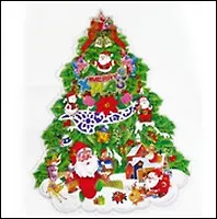 Панно новогоднее (536648) (н-р из 2-х шт.) H 29 см (Ремеко РС)