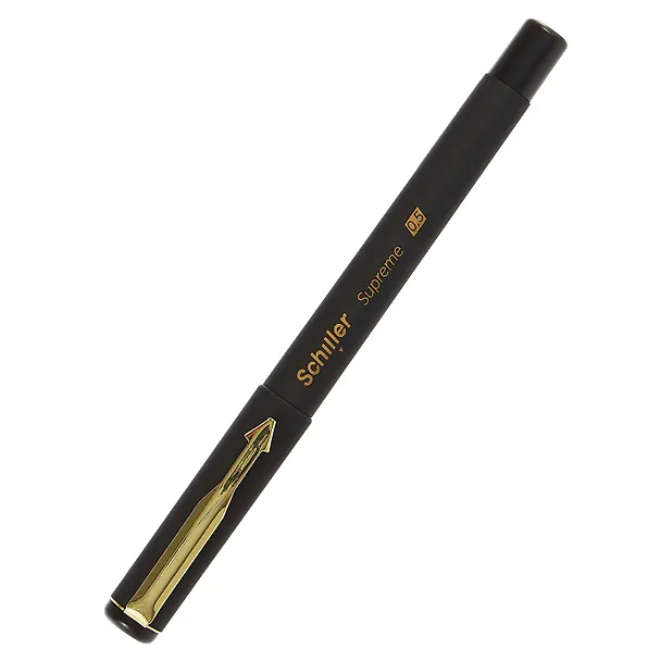 Ручки шариковые черные 12 штук "Supreme" 0,5 мм, soft touch, Schiller 3066632 — 7