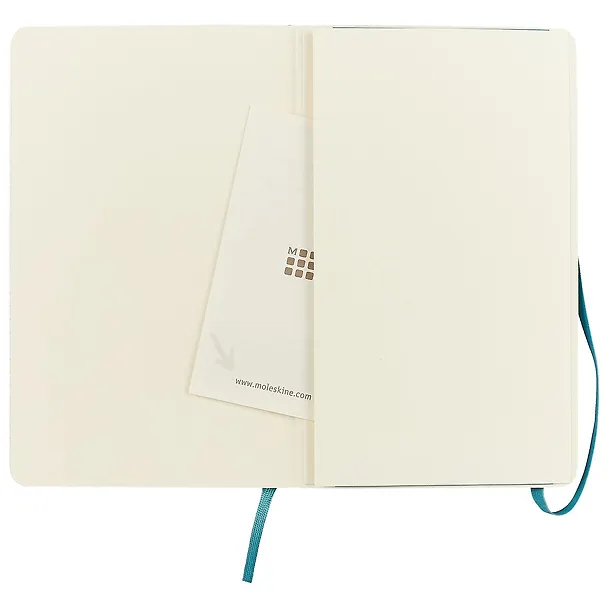 Книга для записей Moleskin Classic Soft, мягкая обложка, тёмно-бирюзовая, 96 листов, А5 242982 — 4