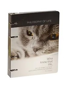 Тетрадь на кольцах «Cats and dogs» 120 листов в клетку, сменный блок - Infolio