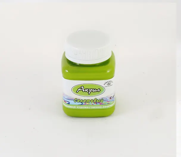 Краска акриловая худ.-оф. Салатовая (К4326) (100 мл) 2302443 — 1