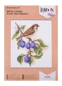 Набор для вышивания Klart 8-246 Ветка сливы