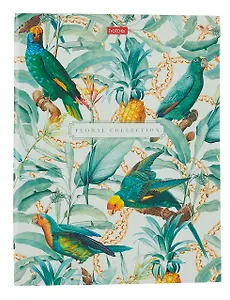 Папка-обложка для тетради со сменными блоками А5 "Floral collection" 2 кольца, глянц.ламин., ассорти