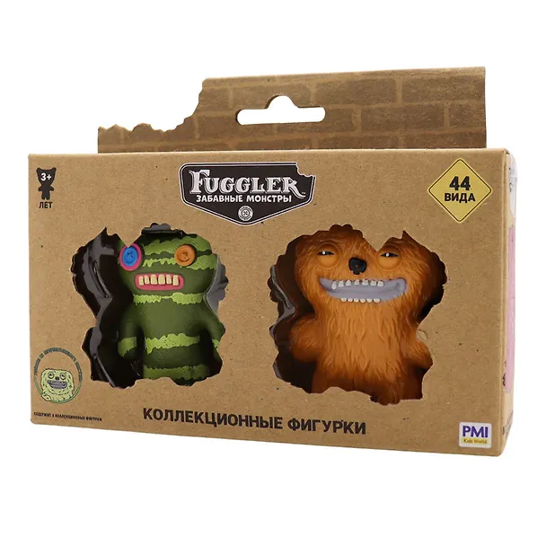 Коллекционные фигурки Fugglers Лабораторный монстр, Лохматый Добряк (2шт) (FG2015B) 3133890 — 2