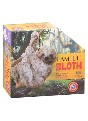 Пазл контурный «Ленивец», 100 деталей 2847009