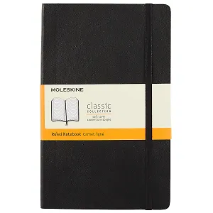 Книга для записей Moleskin Classic Soft Expended Large, чёрная, 200 листов, А5