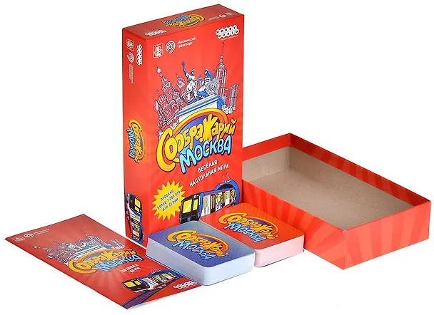 Настольная игра "Соображарий Москва" 3074990 — 4