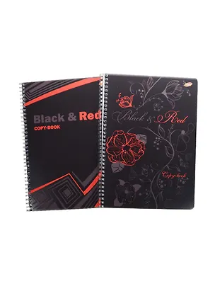 Тетрадь в клетку Academy Style, Black n'Red, А4, 96 листов, в ассортименте 237571