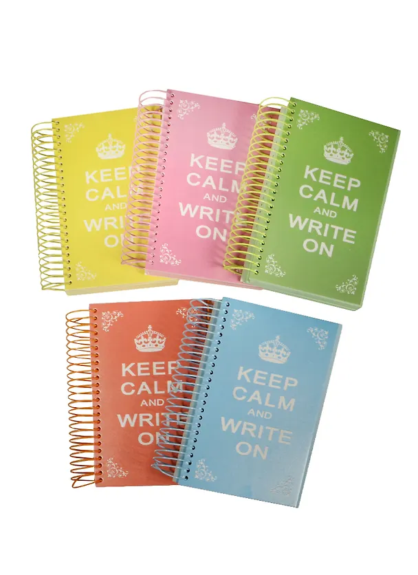 Блокнот на пружине Keep Calm and Write On (17,5х13) (12103800) 2474055 — 2