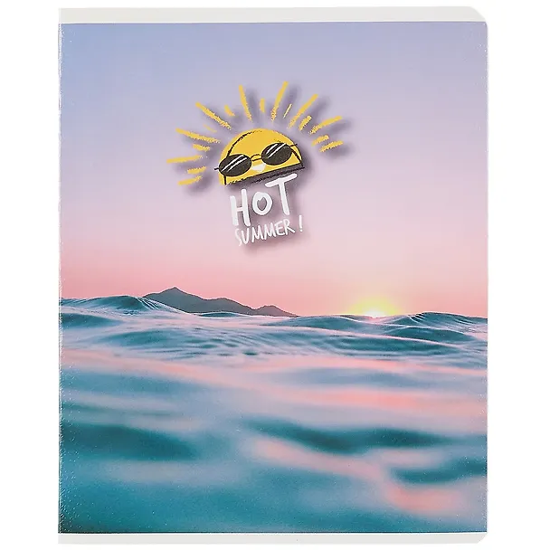 Тетрадь общая «Hot summer» в ассортименте, 48 листов в линейку, А5 - Academy Style 260804 — 3