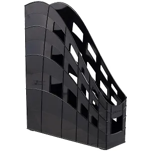 Лоток вертикальный "S-Wing" пластиковый, 75мм, черный