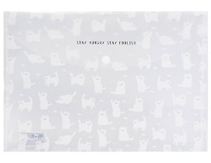 Папка-конверт «Котики», А4, на кнопке 3164487
