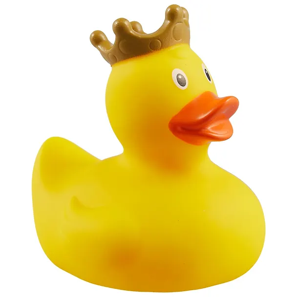 Игрушка для ванной, уточка резиновая FUNNY DUCKS "Уточка в короне желтая" (1925) 2530528 — 1