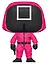 Фигурка Funko POP! TV Squid Game Square Masked Manager — 2946689 — 1