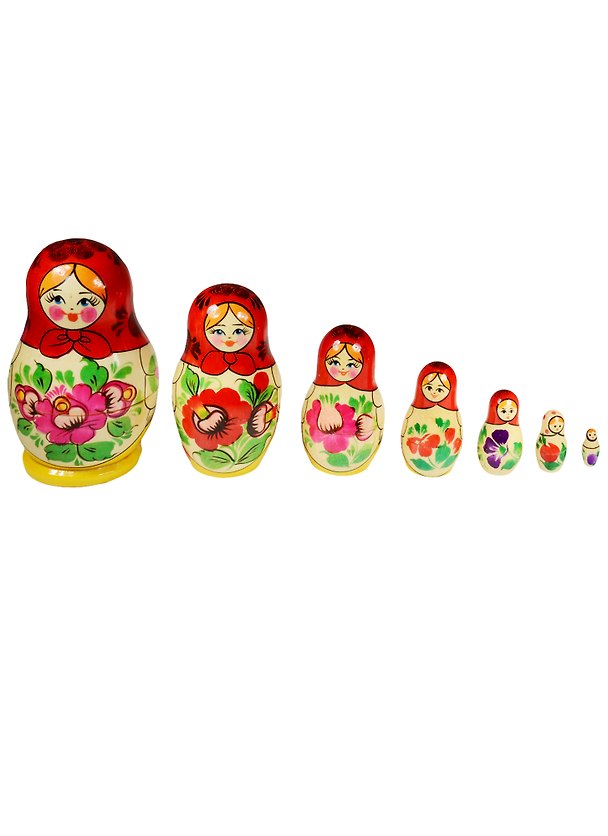 Матрешка 7 предм. "Узор", арт. С-8 (407) 2554908 — 1