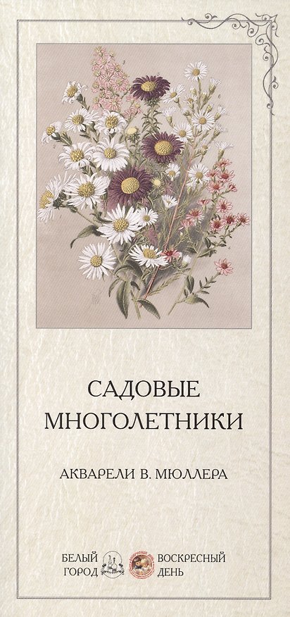Книга Садовые многолетники Акварели В. Мюллера (папка) () — 1