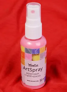 ArtSpray Акриловая спрей-краска Розовый Свет (ST3) (флакон) (50мл) (WizzArt)