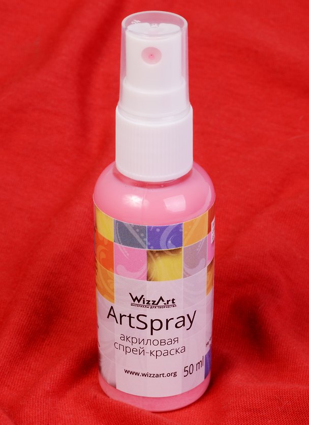 ArtSpray Акриловая спрей-краска Розовый Свет (ST3) (флакон) (50мл) (WizzArt) 2592632 — 1