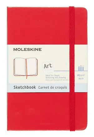Записная книжка Classic (для рисунков), Moleskine, Poket (красн) (QP014REN) (СВ групп) 2229658