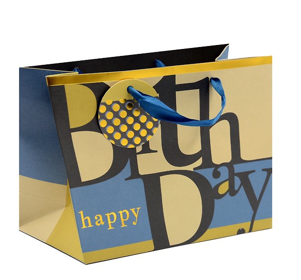Пакет А5 18*23*10 "Happy BirthDay" нейтр., бум.мат.ламинат 3040530 — 1