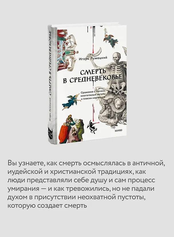 Книга Смерть в Средневековье. Сражения с бесами, многоглазые ангелы и пляски мертвецов (Игорь Лужецкий) — 8