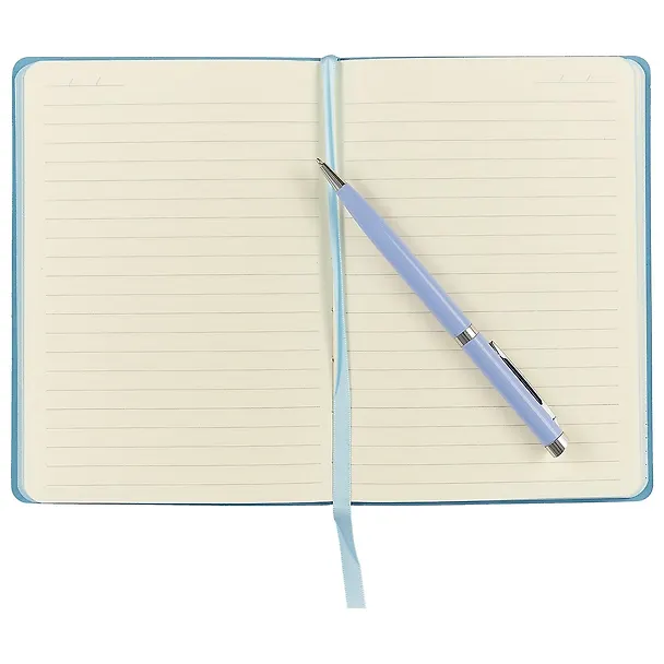 Записная книжка «Soft touch. Розовый» А6, 80 листов в линейку, Listoff 246656 — 3