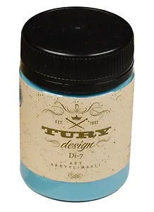 Краска акриловая для творчества Di-7 цвет бирюзовый (55-40) (60 гр.) (Tury Design)