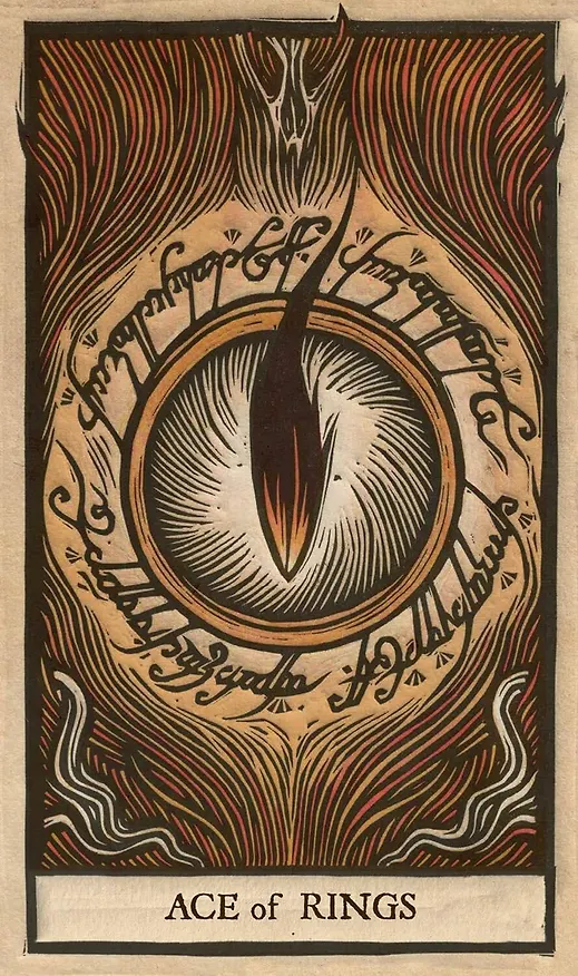 Книга The Lord of the Rings Tarot 78 cards and Guidebook (Hijo  Tomas) Властелин колец Таро 78 карт и гайдбук (Томас Хихо)/ Карты Таро (Томас Ихо) — 7