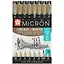 Ручки капиллярные черные 08шт "Pigma Micron"  0.2мм, 0.25мм, 0.3мм, 0.35мм, 0.45мм, 0.5мм, brush, PN — 258663 — 1