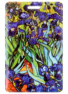 Чехол для карточек вертикальный Винсент Ван Гог Ирисы