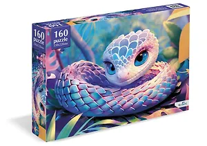 Пазл "Розовая змейка". 160 элементов