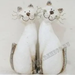 Фигурка декоративная Кошка (137991) (14см) (2 вида) 2323569