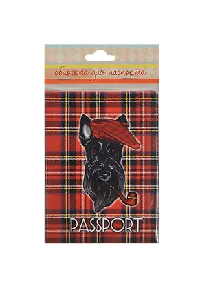 Обложка для паспорта Тартан (35675) 2426666