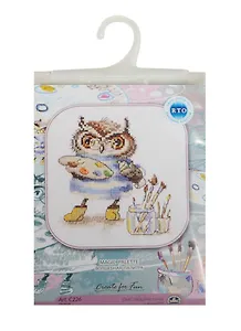 Вышивка Волшебная палитра (15x16, Аида 14, Белая) (C226)