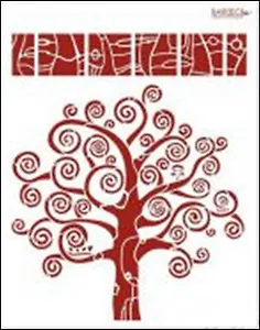 Трафарет пластиковый многоразовый Дерево Климт (20х25) (Л032)