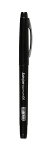 Ручка капиллярная Schiller, Optimum, черная 0,6 мм