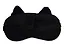 Маска для сна Кот с объемными глазами (плюш) (пакет) розовая — 3093842 — 3