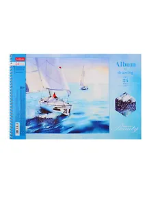 Альбом для рисования Hatber, "Красота вокруг нас", А4, 24 листа, на спирали, в ассортименте