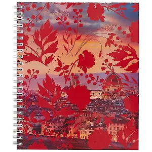 Тетрадь в клетку Unnika, "Сквозь лепестки", 96 листов, в ассортименте