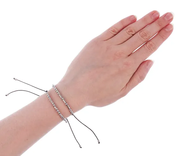 Набор парных браслетов Морзе Always - Forever (12-202509-BR-ZJ11642) (Lafilaf) 3135433 — 5