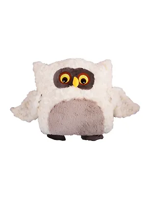 Мягкая игрушка Сова, цвет белый (текстиль) (30х30) 2818503