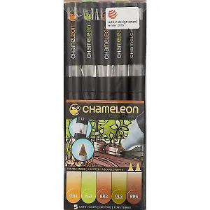 Маркеры Chameleon, «Earth tones», 5 штук