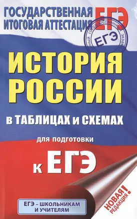 ЕГЭ. История России в таблицах и схемах для подготовки к ЕГЭ. 10-11 классы — 7746537 — 1