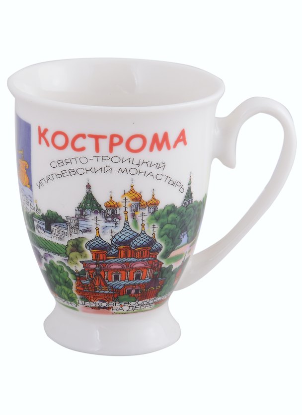 Кружка Кострома пиктограмма (фарфор)(300мл) 2913445 — 1
