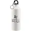 Бутылка с карабином My Bottle (белая) (металл) (500мл) — 2739374 — 1