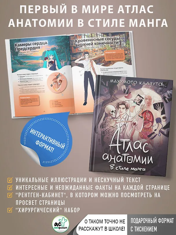 Книга Атлас анатомии в стиле манга (Махумото Кадзуто) — 5