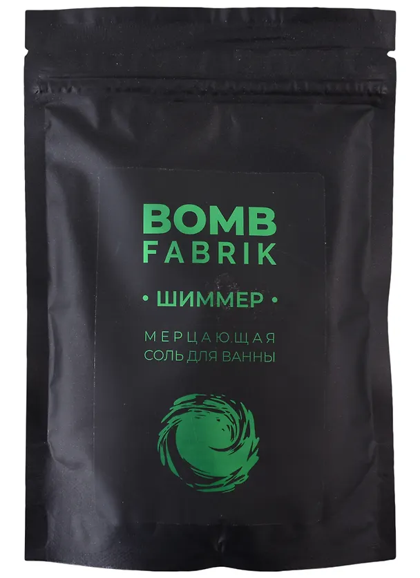Соль для ванны мерцающая с шиммером Green (пакет) (250 г) 2951335 — 1