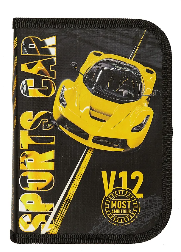 Пенал 1 отделение "Автоспорт" 19*13 см, молния 3020384 — 3