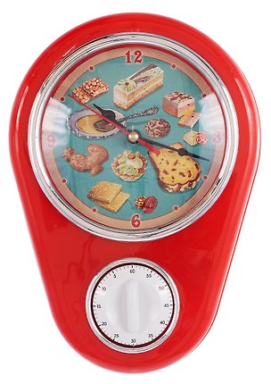Сувенир, Феникс, Кухонные настенные часы "Печенье" 16*5*23см 317942